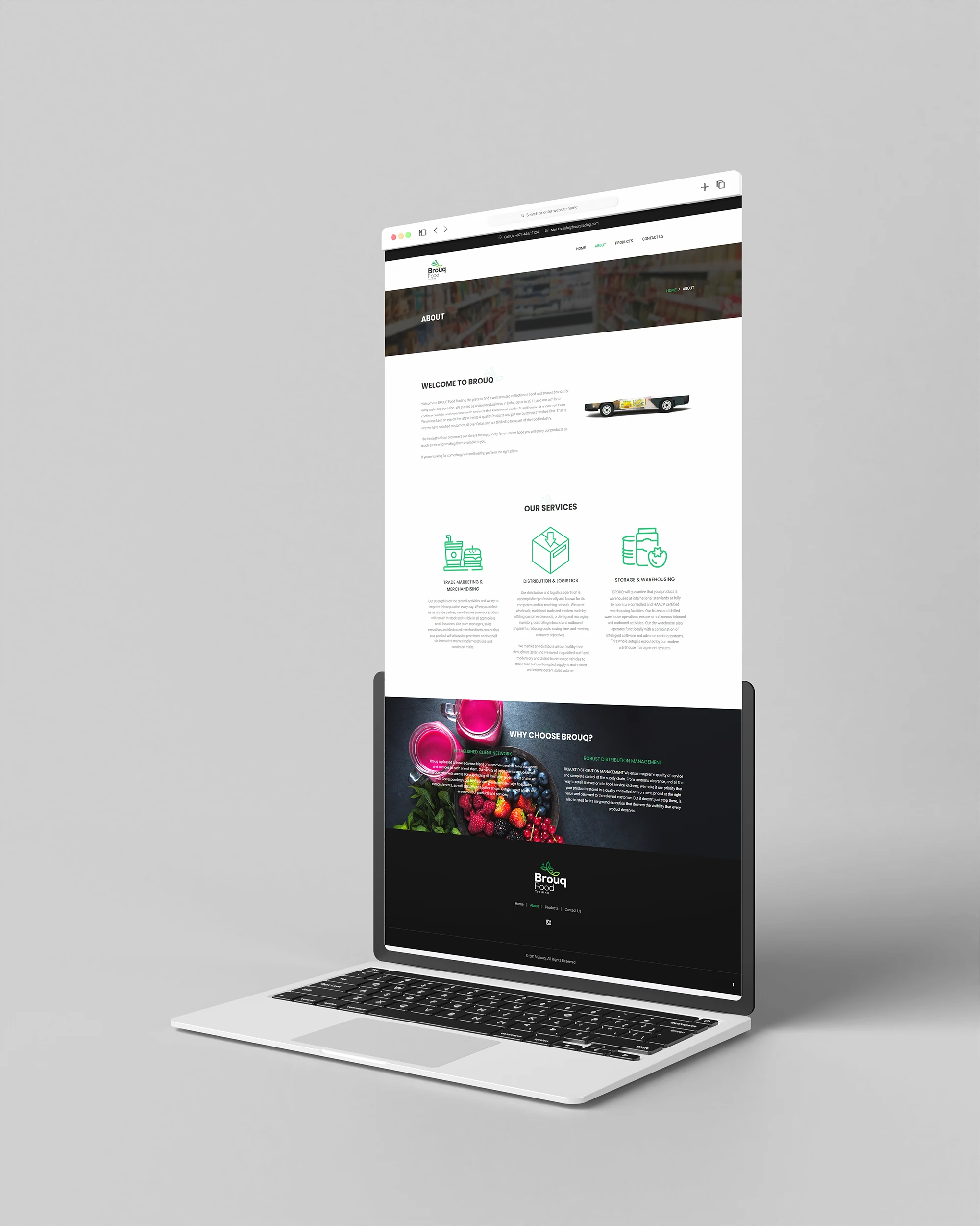 Brouq Trading Website project image 3 by 8 Digital