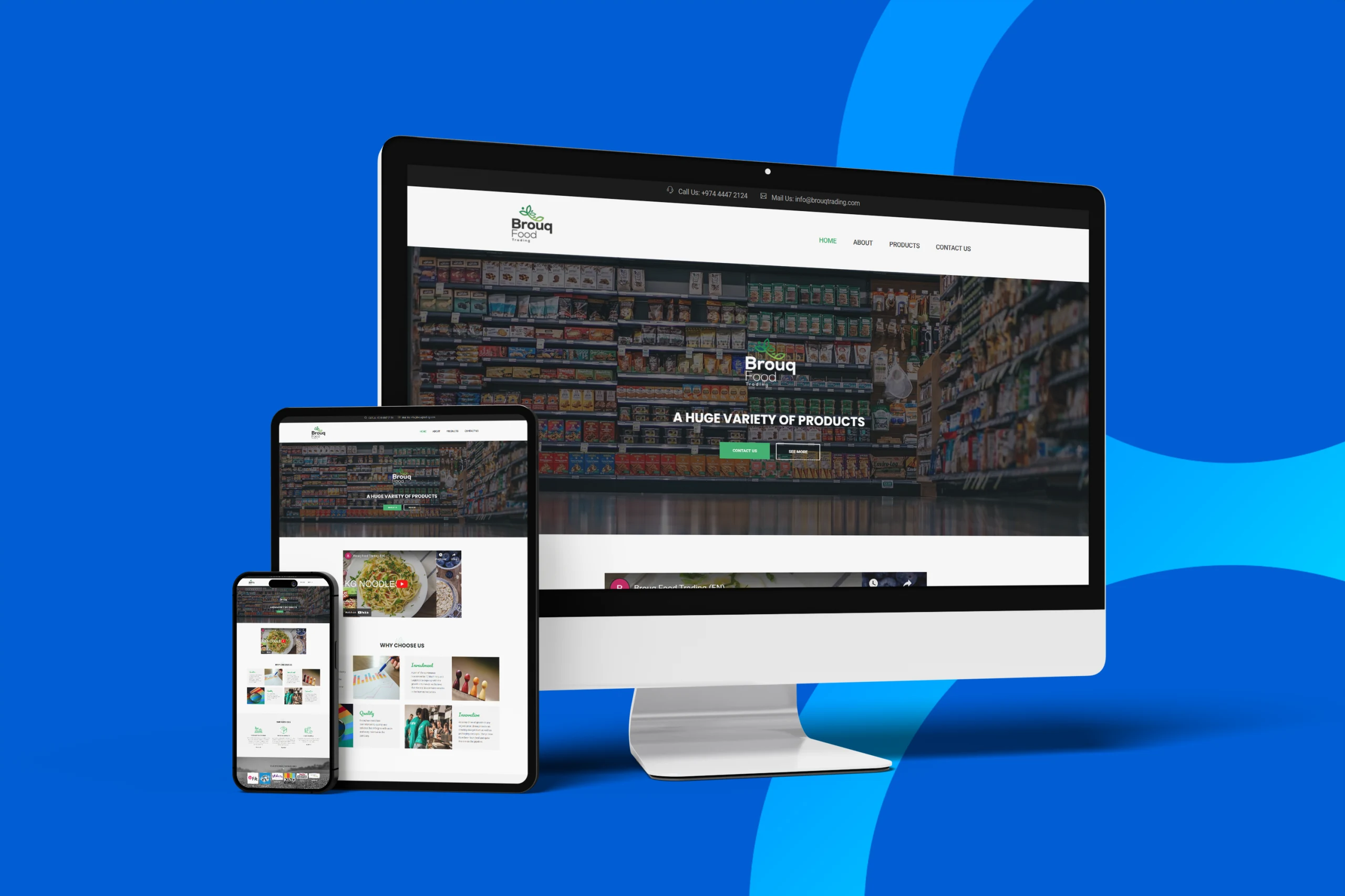 Brouq Trading Website — Website Design project by 8 Digital Marketing Agency