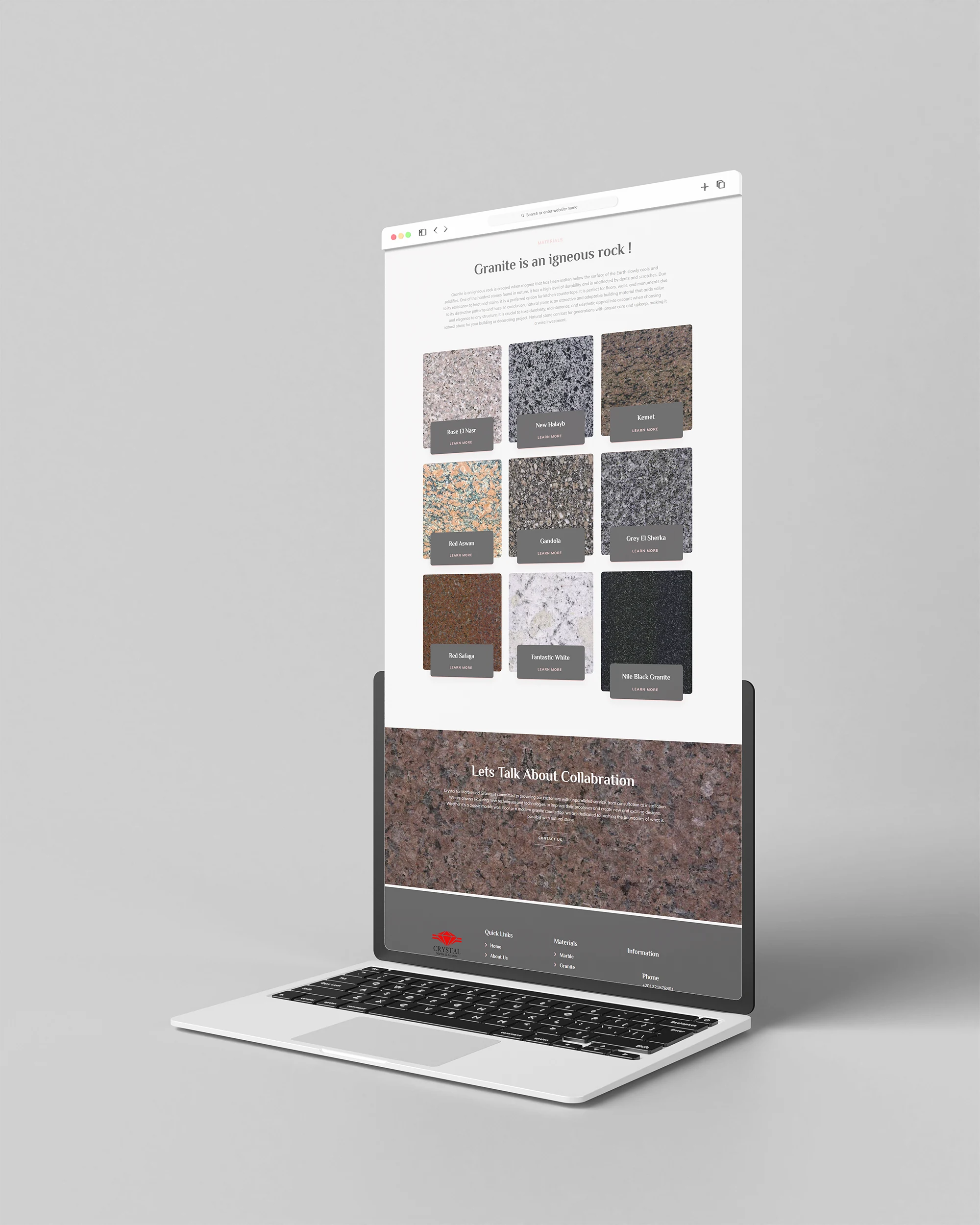 Crystal Website project image 3 by 8 Digital