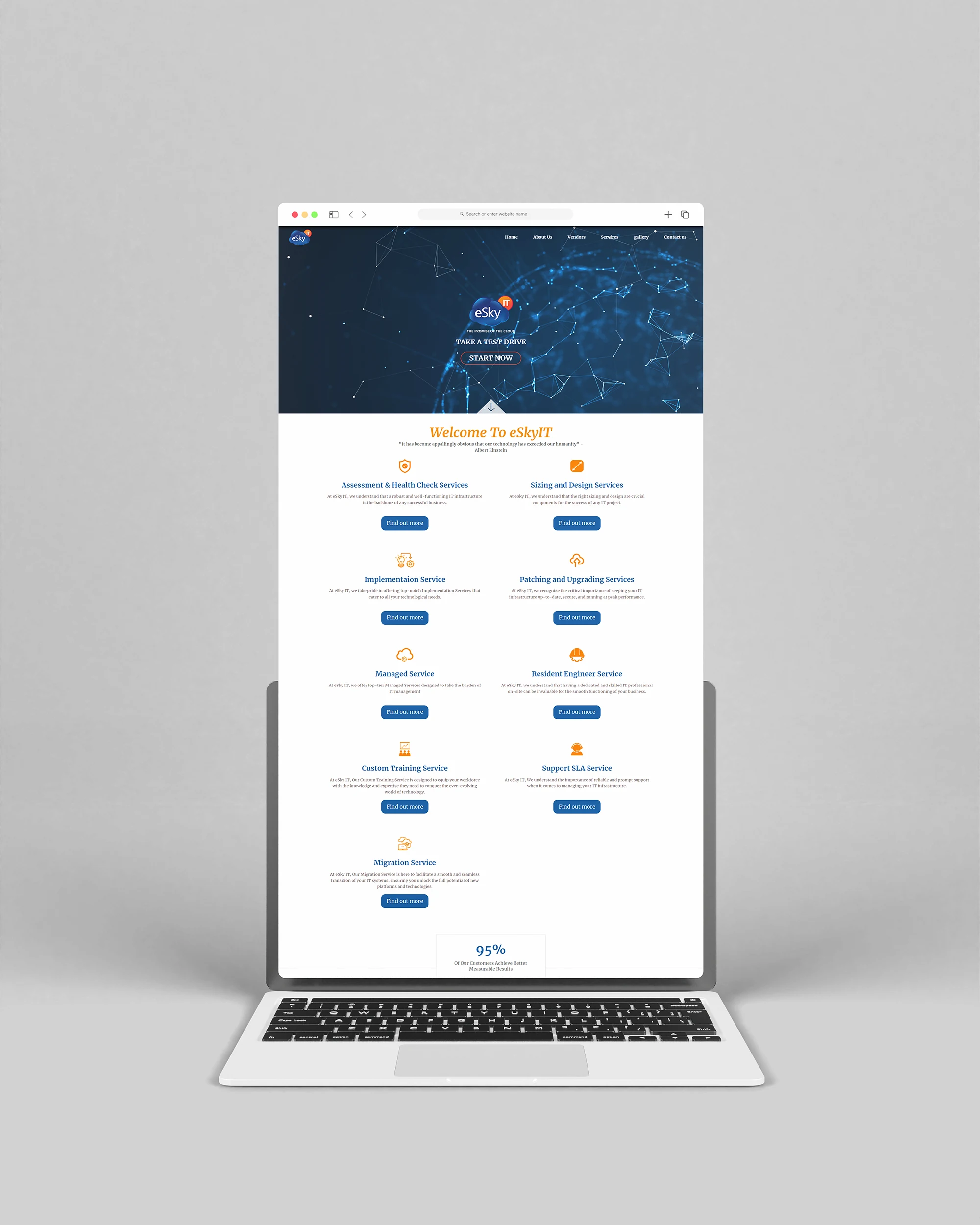 Esky IT Website project image 2 by 8 Digital