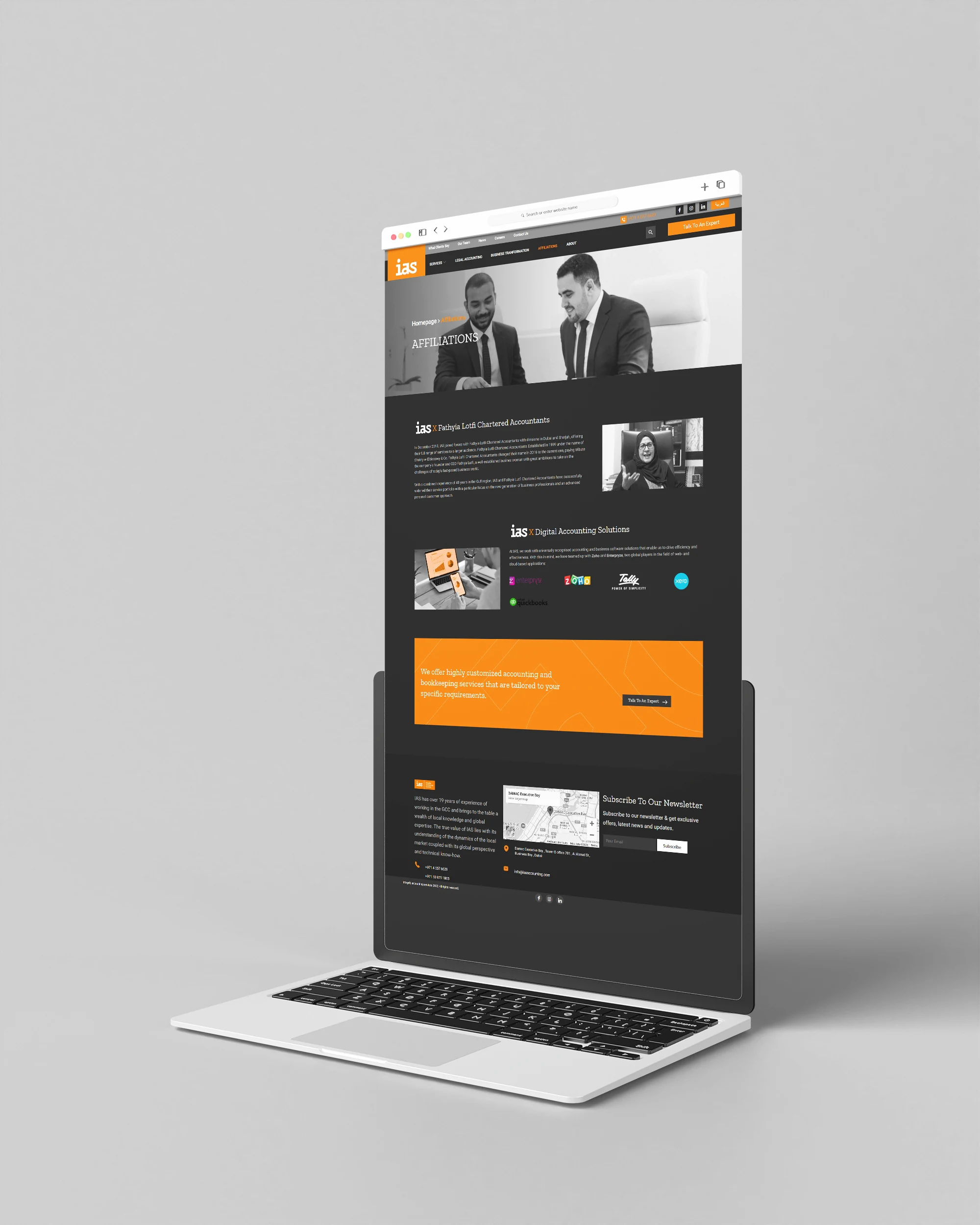 IAS Website project image 3 by 8 Digital