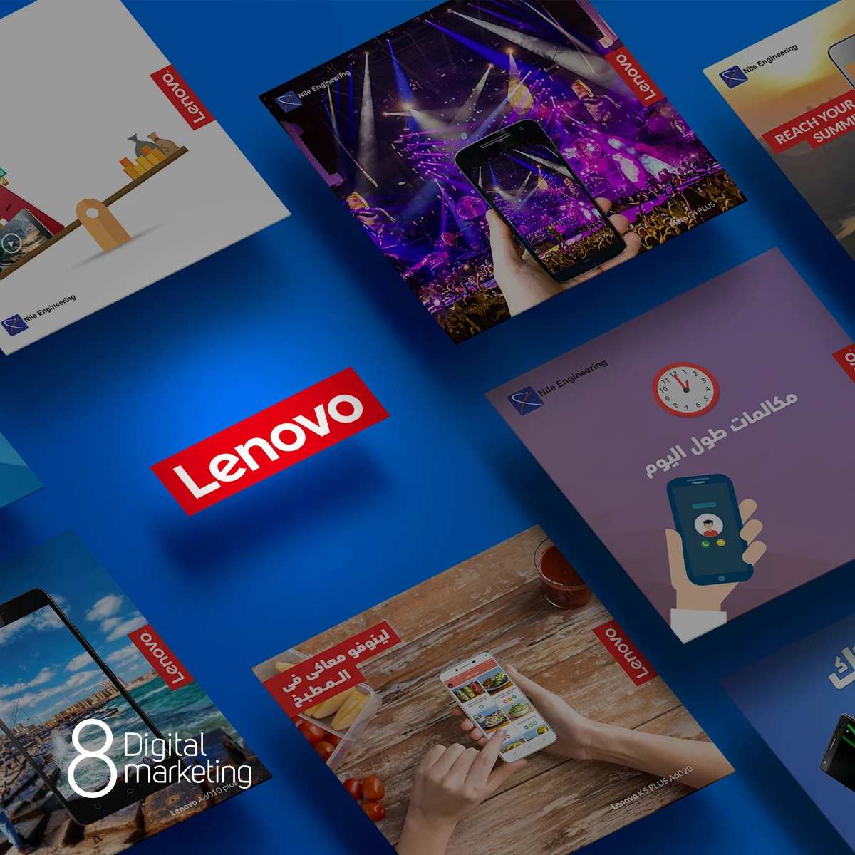 Lenovo — Social Media project by 8 Digital Marketing Agency