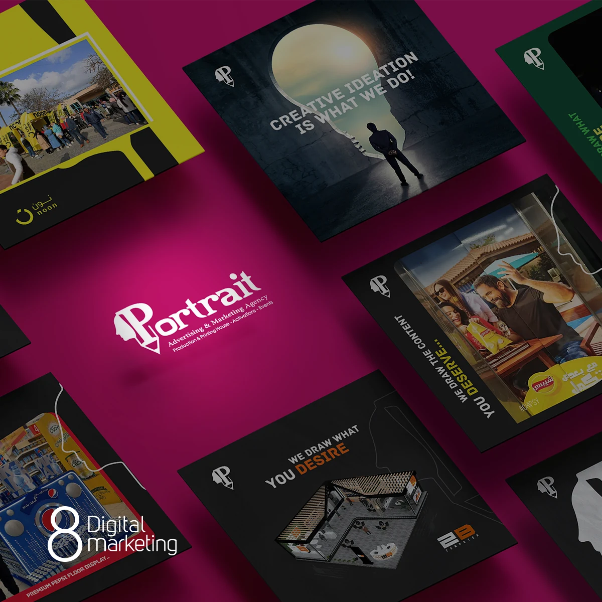 Portrait — Social Media project by 8 Digital Marketing Agency