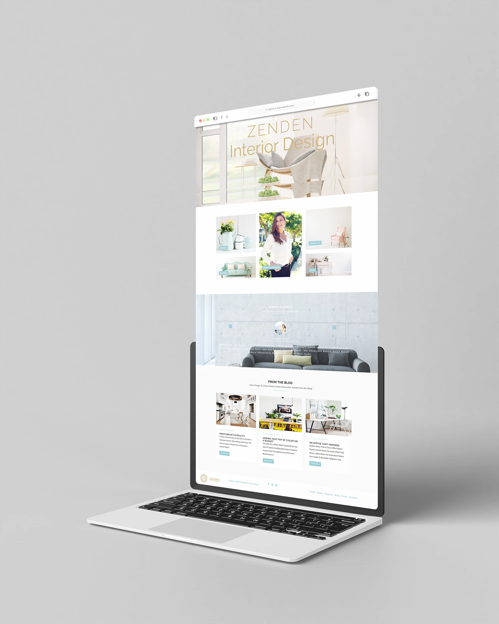 Zendendesigns Website project image 3 by 8 Digital